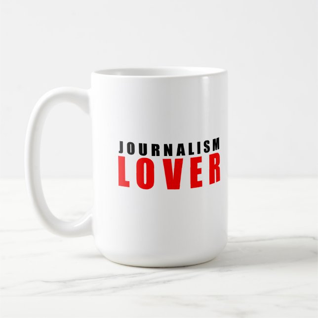 Journalism älskare kaffemugg (Vänster)