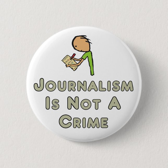 Journalism är inget brott knapp (Framsida)