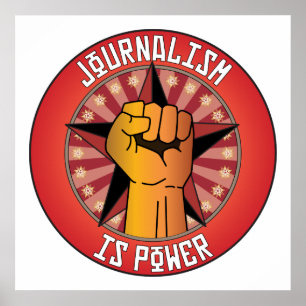 Journalism är makt poster
