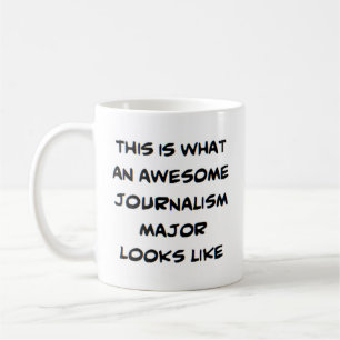 Journalism major, fantastisk kaffemugg