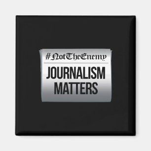 Journalisproblem, inte den fiistiska antitrumpesen magnet