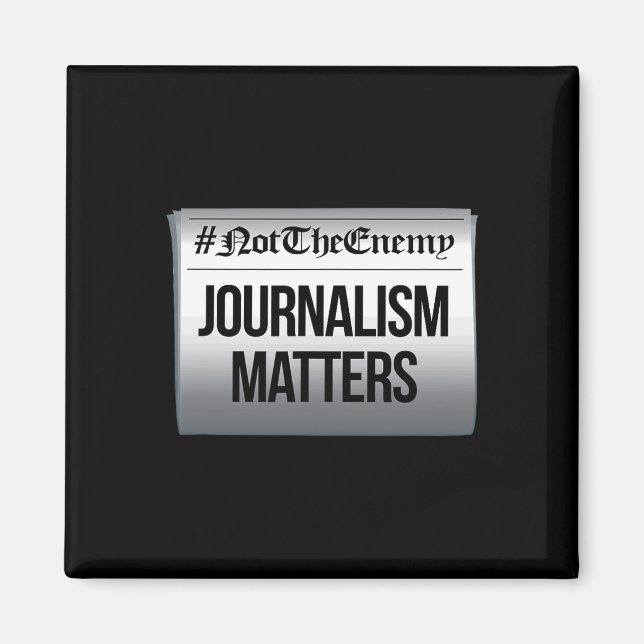 Journalisproblem, inte den fiistiska antitrumpesen magnet (Framsidan)
