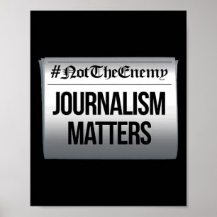 Journalisproblem, inte den fiistiska antitrumpesen poster