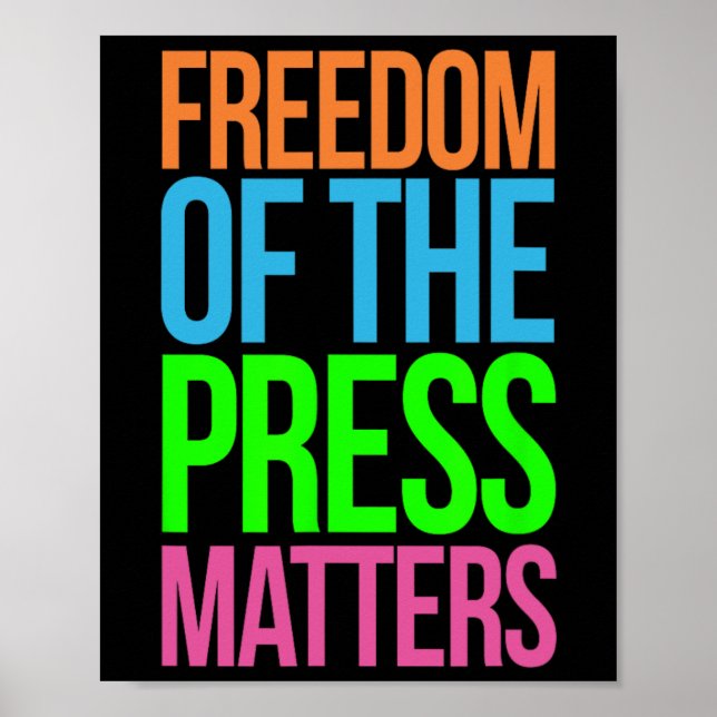 Journalisproblem, inte den fiistiska antitrumpesen poster (Framsidan)