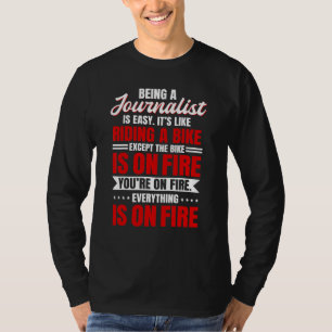 Journalist Författare Reporter Programledare Journ T Shirt