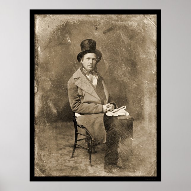 Journalist Greeley Daguerreotype 1844 Poster (Framsidan)