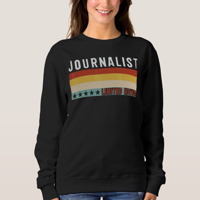 Journalist Job Title Profession Worker Appreciatio T Shirt (Framsida)