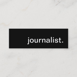 journalist. mini visitkort