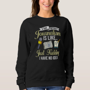 Journalist skriver journalistik reporter media nyh t shirt