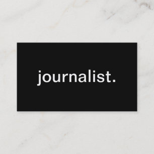Journalist Visitkort