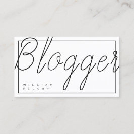 JournalistBloggare för författare Visitkort