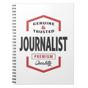 Journalisten Logotyp Gift Ideas. Anteckningsbok