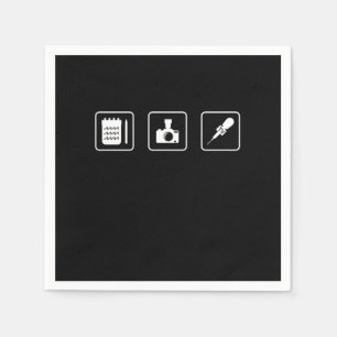 Journalister Journalister Journalisten Reporter Pappersservett