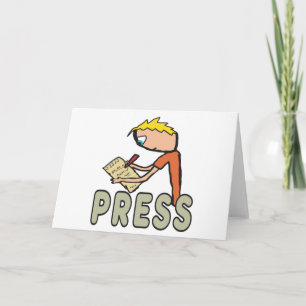 Journalister Reporter Kort