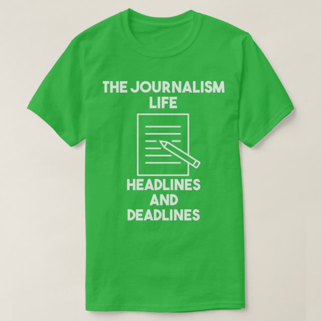 Journalistförfattare 8 t shirt (Design framsida)
