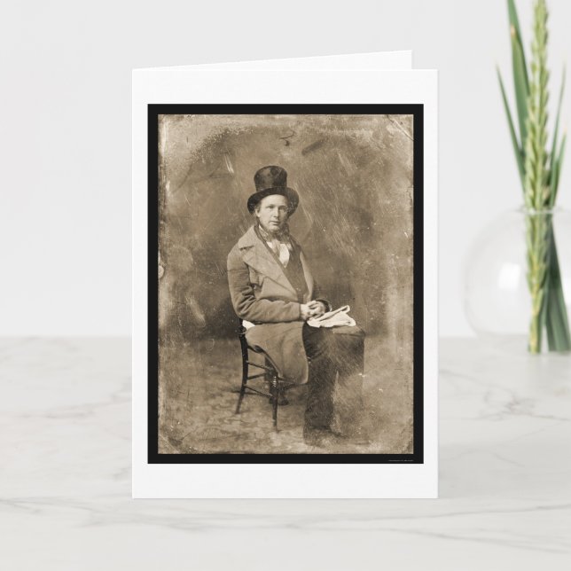 JournalistGreeley Daguerreotype 1844 Kort (Framsida)