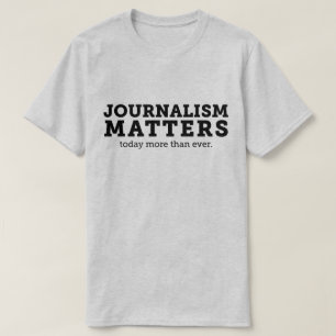 Journalistik betyder i dag manar T-tröja Tee