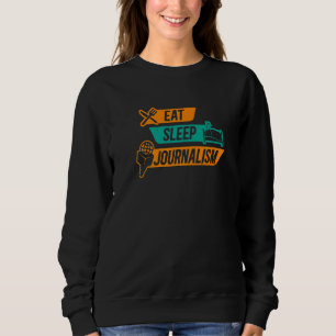 Journalistik Eat Sömnvänga Journalistnyhetens nyhe T Shirt