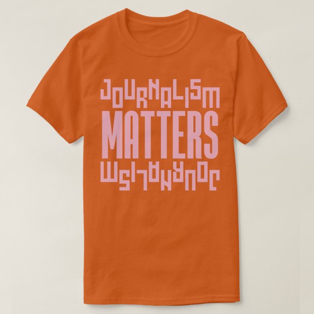 Journalistik T Shirt (Design framsida)