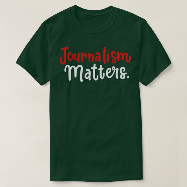 Journalistik T Shirt (Design framsida)