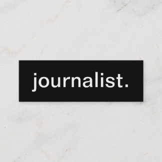 Journalistvisitkort Mini Visitkort