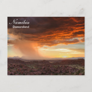 Journalkort för damaraland thunderstorm vykort