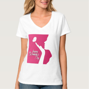 Journée internationale de la femme lycklig women s t shirt
