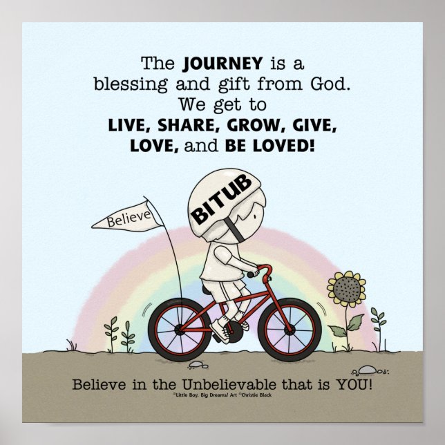 Journey är ett gift poster (Framsidan)