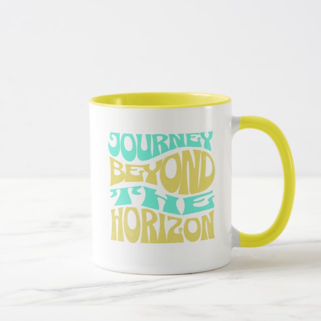 Journey Beyond the Horizon – Inspirational Travel  Mugg (Höger)