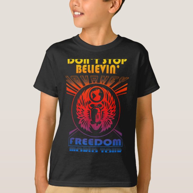 Journey Don't Stop Believin'  T Shirt (Framsida)