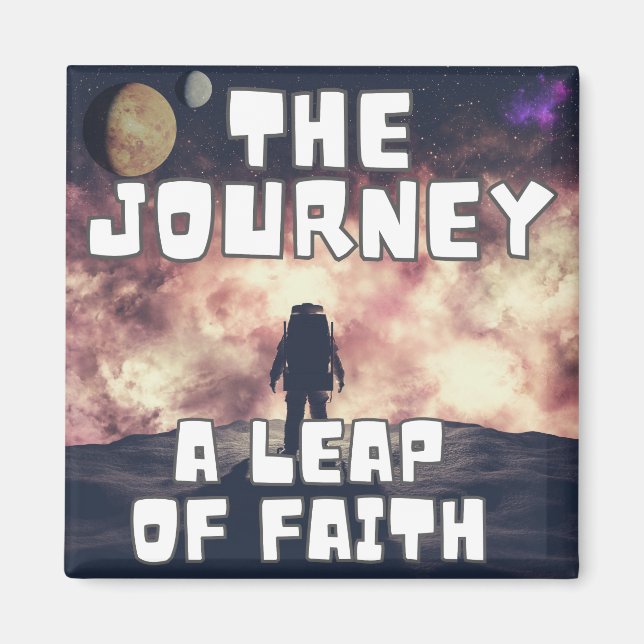 Journey - ett Faith-ledband Magnet (Framsidan)