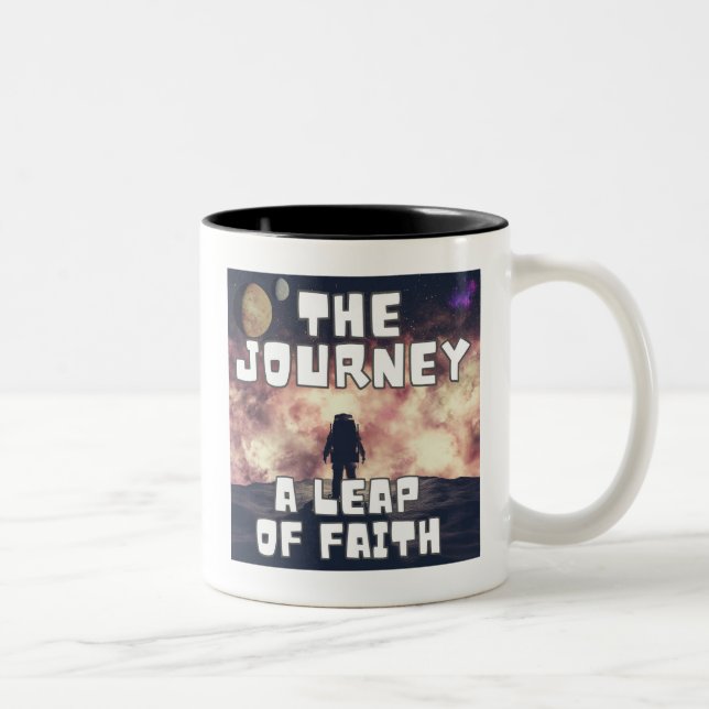 Journey - ett Faith-ledband Två-Tonad Mugg (Höger)