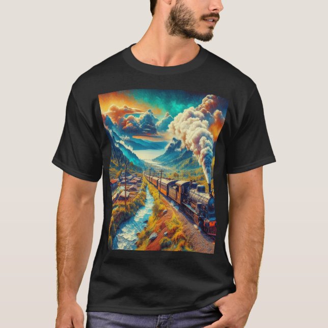 Journey genom Valley-design T Shirt (Framsida)