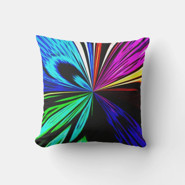 Journey Into Färg Kudde (Framsida)