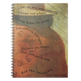 Journey - "Jag är på väg" Anteckningsbok Med Spiral