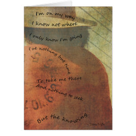 Journey - "Jag är på väg" Hälsningskort