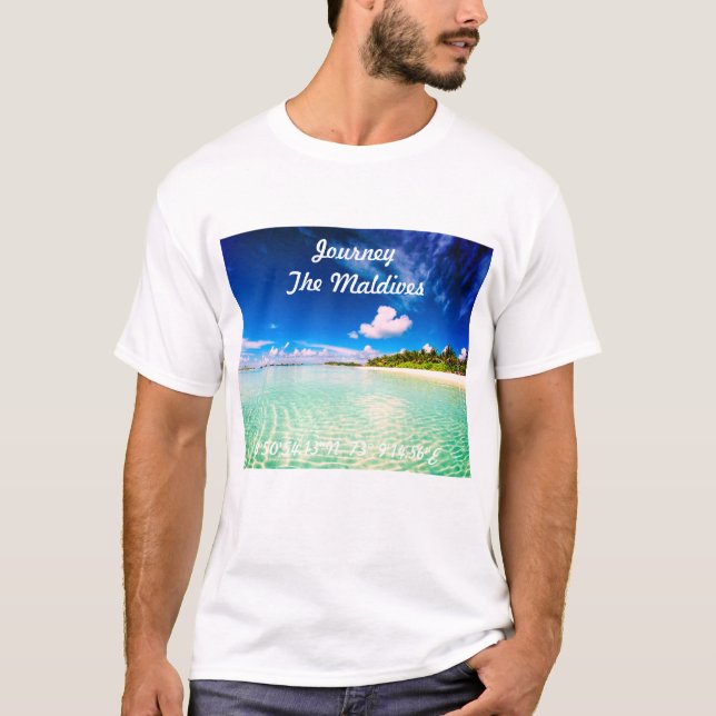 Journey Maldives T Shirt (Framsida)