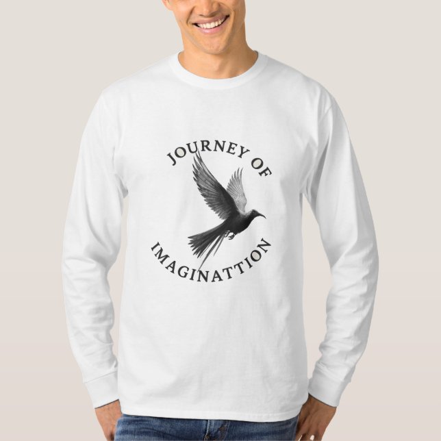 Journey of Imagination – Flying Bird Men’s T-Shirt (Framsida)