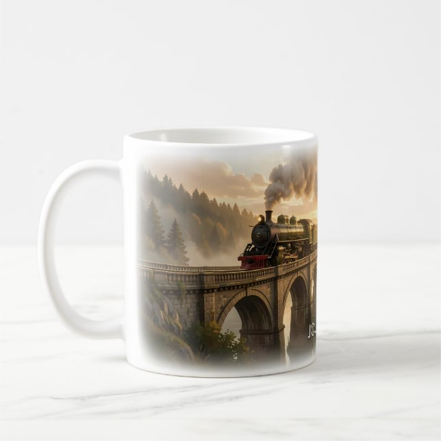 Journey On Steam Train Mugg (Vänster)