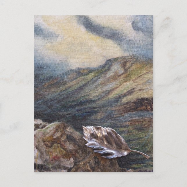 "Journey On"-vykort för Löv Vykort (Framsida)