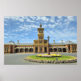 Journey through Time at Albury Station Poster
