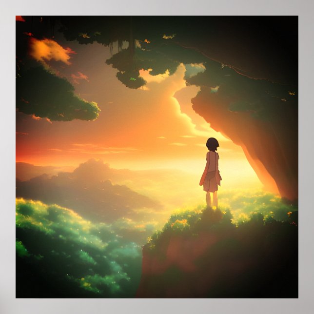 Journey till Ickland-Sunset Poster (Framsidan)