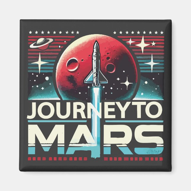Journey till Mars Magnet (Framsidan)