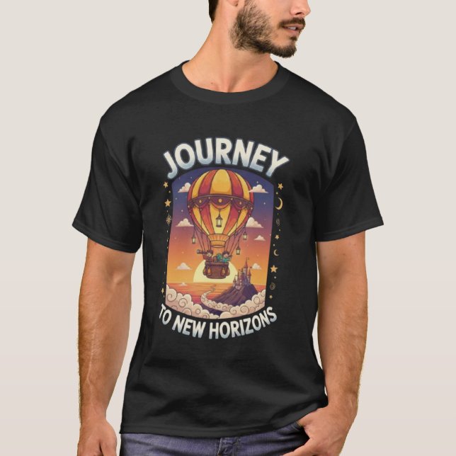 Journey to New Horizons – Adventure T-shirt (Framsida)