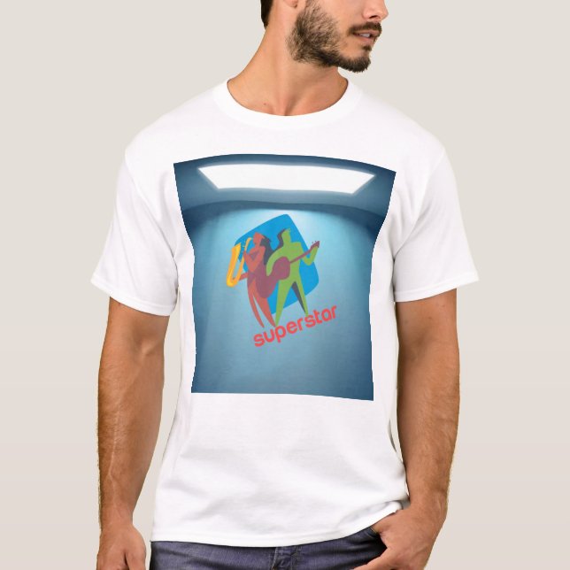 Journey to Stardom: Empowerering Aspiring Supers T Shirt (Framsida)