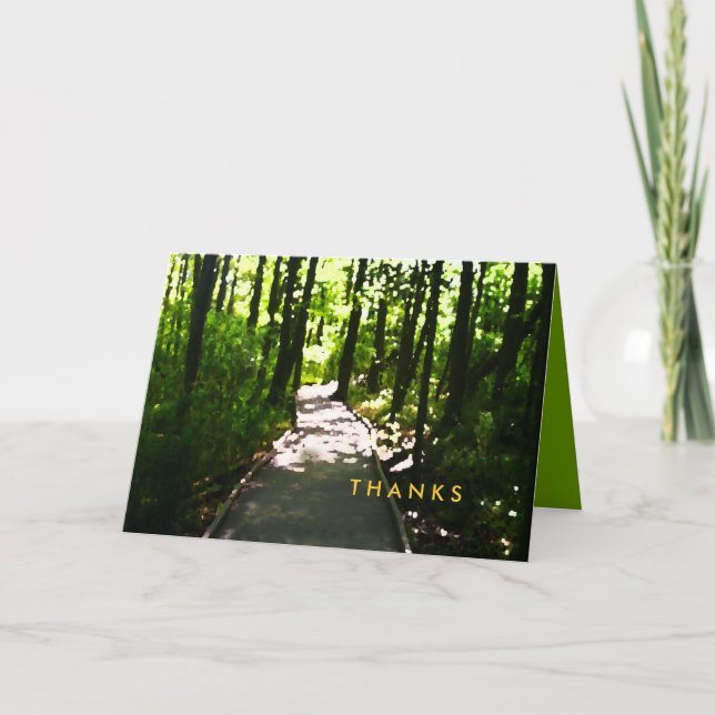 Journey Watercolor Pub Bat mitzvah tackkort (Framsida)