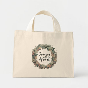 Journey with Heart - Tiny Tote Bag Mini Tygkasse
