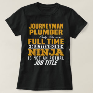 Journeyman Plumber T Shirt