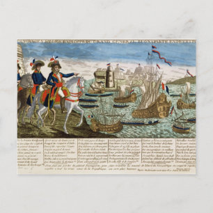 Journeys and Exploits of General Bonaparte 1798 Vykort
