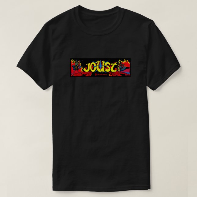 Joust Arcade Game Classic T Shirt (Design framsida)
